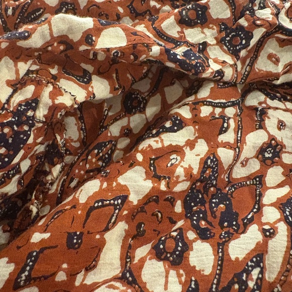 Chic Brown Patterned Maxi Dress - Picture 4 of 9